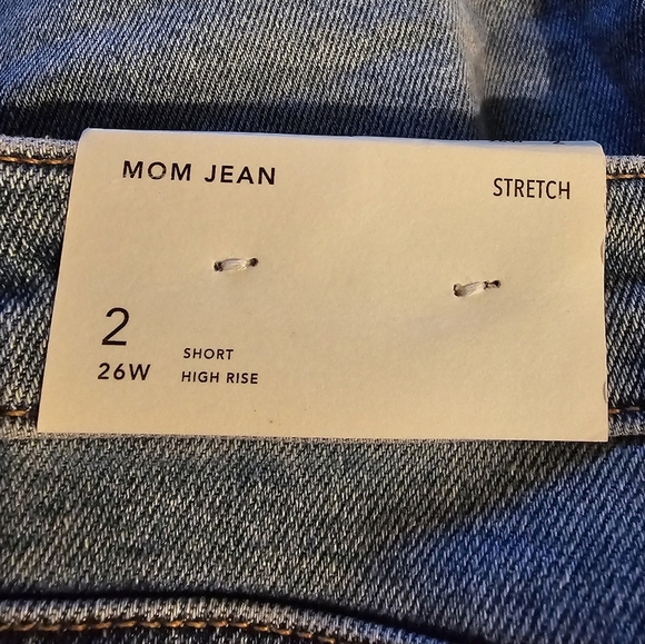 American Eagle Brand New Light Blue Mom Jeans sz 2 short - Picture 7 of 10
